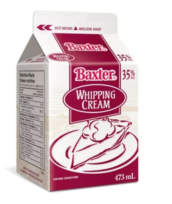 Baxter 35% Whipping Cream image