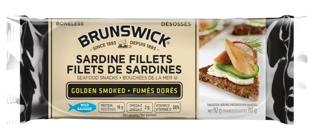 Brunswick Sardine Fillets - Golden Smoked image