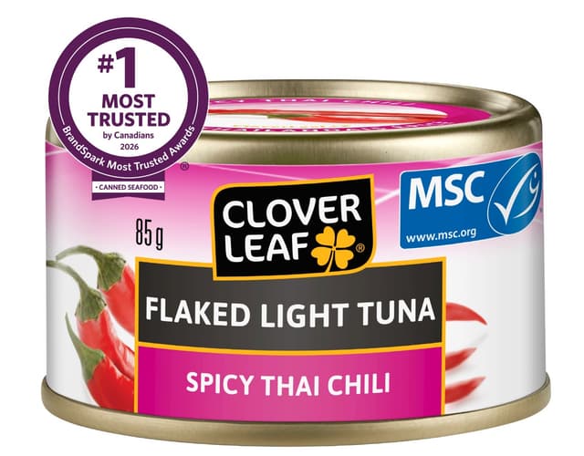 Clover Leaf® Spicy Thai Chili Flaked Light Tuna 85g image