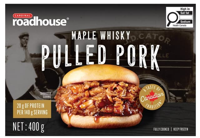 Fully Cooked Maple Whisky Pulled Pork 400g image