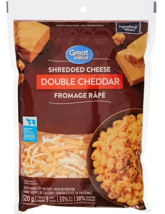 Great Value Double Cheddar Shredded Cheese image