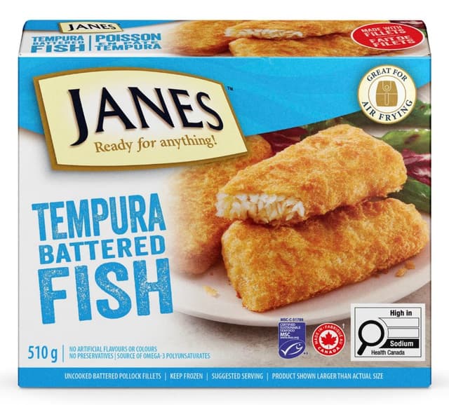 Janes® Tempura Battered Fish, 510g image