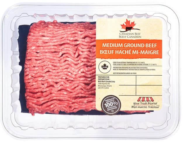 Medium Ground Beef, Your Fresh Market, 450 g image