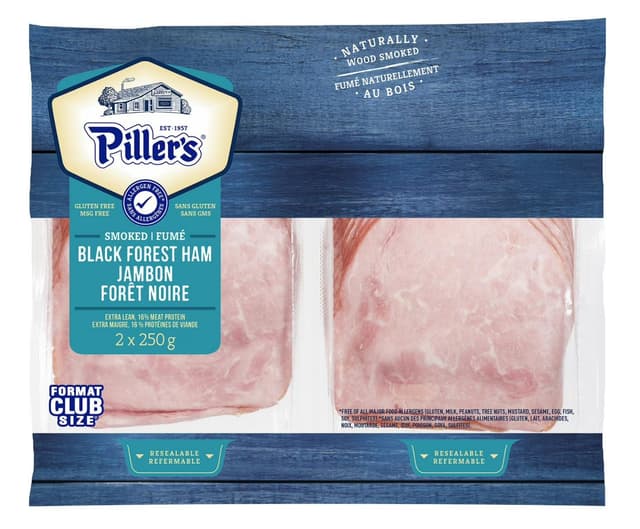 Piller's Black Forest Ham, 2 x 250g image